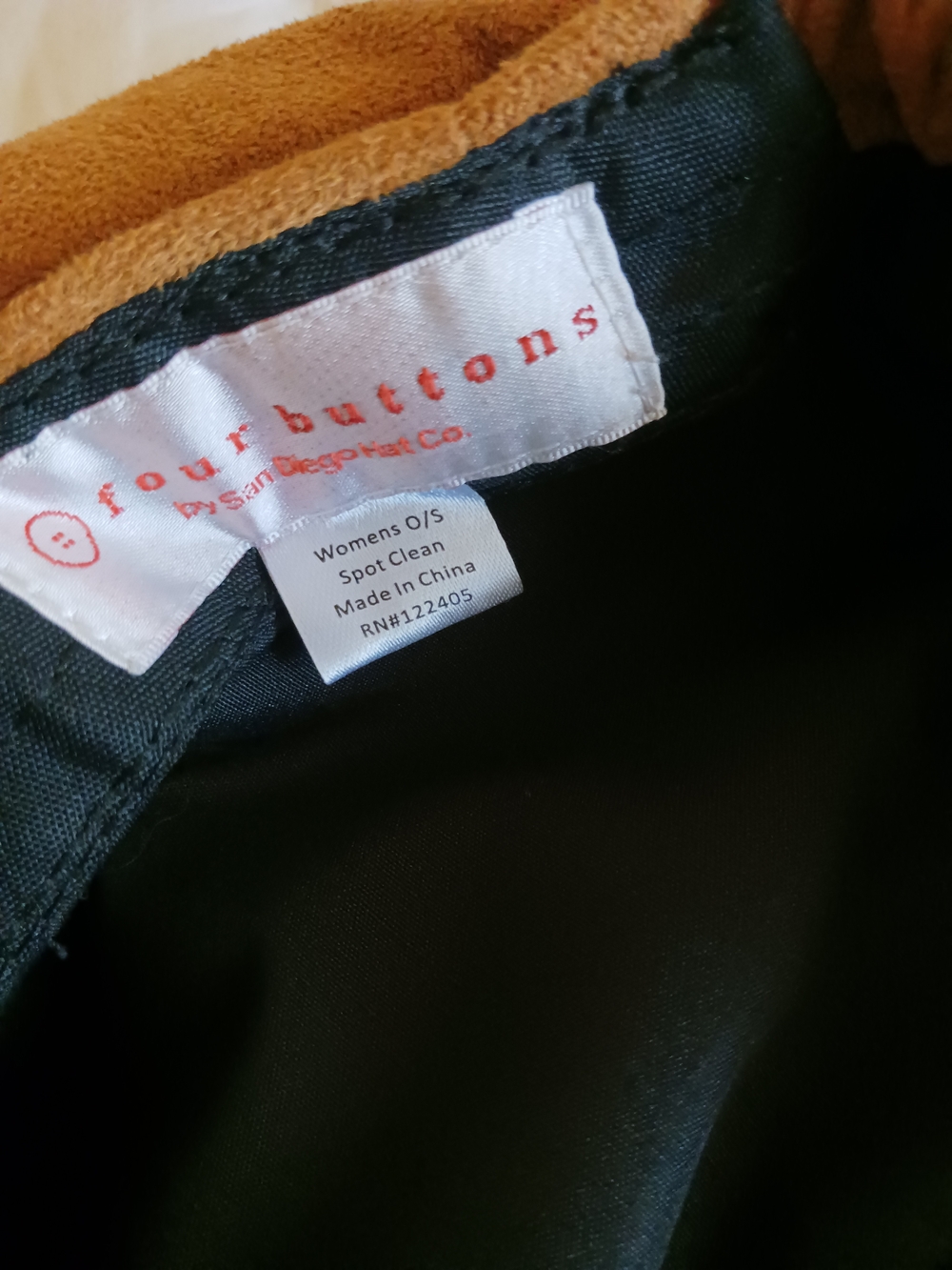 Suede-Look Brown Baker Boy Cap - Unbranded - Picture 3 of 8